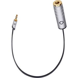 Oehlbach iJack AD 63/35 Utičnica Audio Adapter [1x 3,5 mm banana utikač - 1x Priključna doza za 6,3 mm banana utikač] Zlatna slika