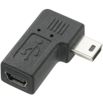 USB 2.0 adapter [1x USB 2.0 utikač Mini-B - 1x USB 2.0 utikač Mini-B] crni