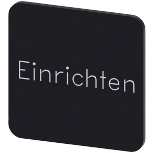 Siemens 3SU1900-0AF16-0AR0 ploča za natpise kvadratan (Š x V) 22 mm x 22 mm postaviti crna, bijela 10 St. slika