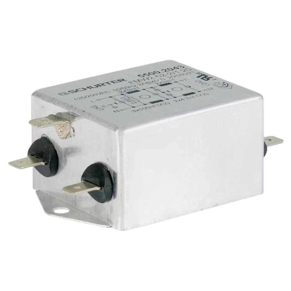 Schurter 5500.2043 5500.2043 mrežni filter   2.00 A 3.00 mH (D x Š x V) 77.00 x 46.00 x 31.00 mm 1 St. slika