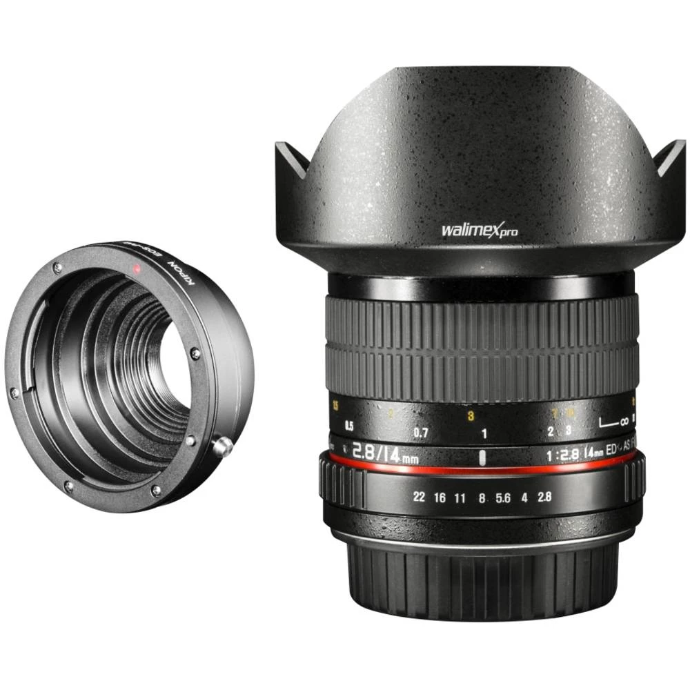 Širokokutni objektiv Walimex Pro f/22 - 2.8 14 mm slika