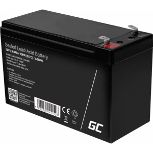 Green Cell  AGM06 olovni akumulator 12 V 9 Ah olovno-koprenasti (Š x V x D) 151 x 95 x 65 mm plosnati priključak 6.35 mm ciklus postojanosti, bez održavanja slika