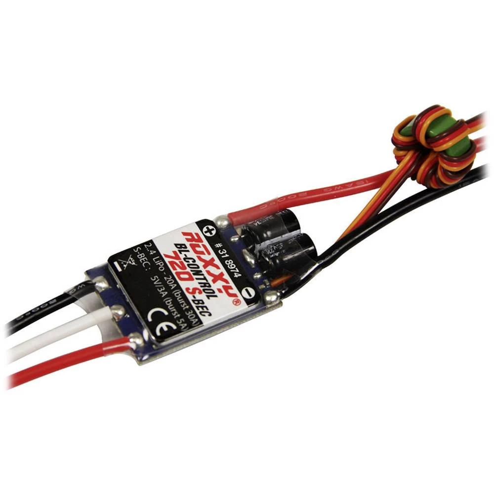 Regulator leta za Brushless modele aviona ROXXY BL-Control 720 S-BEC Opteretivost (maks.): 30 A slika