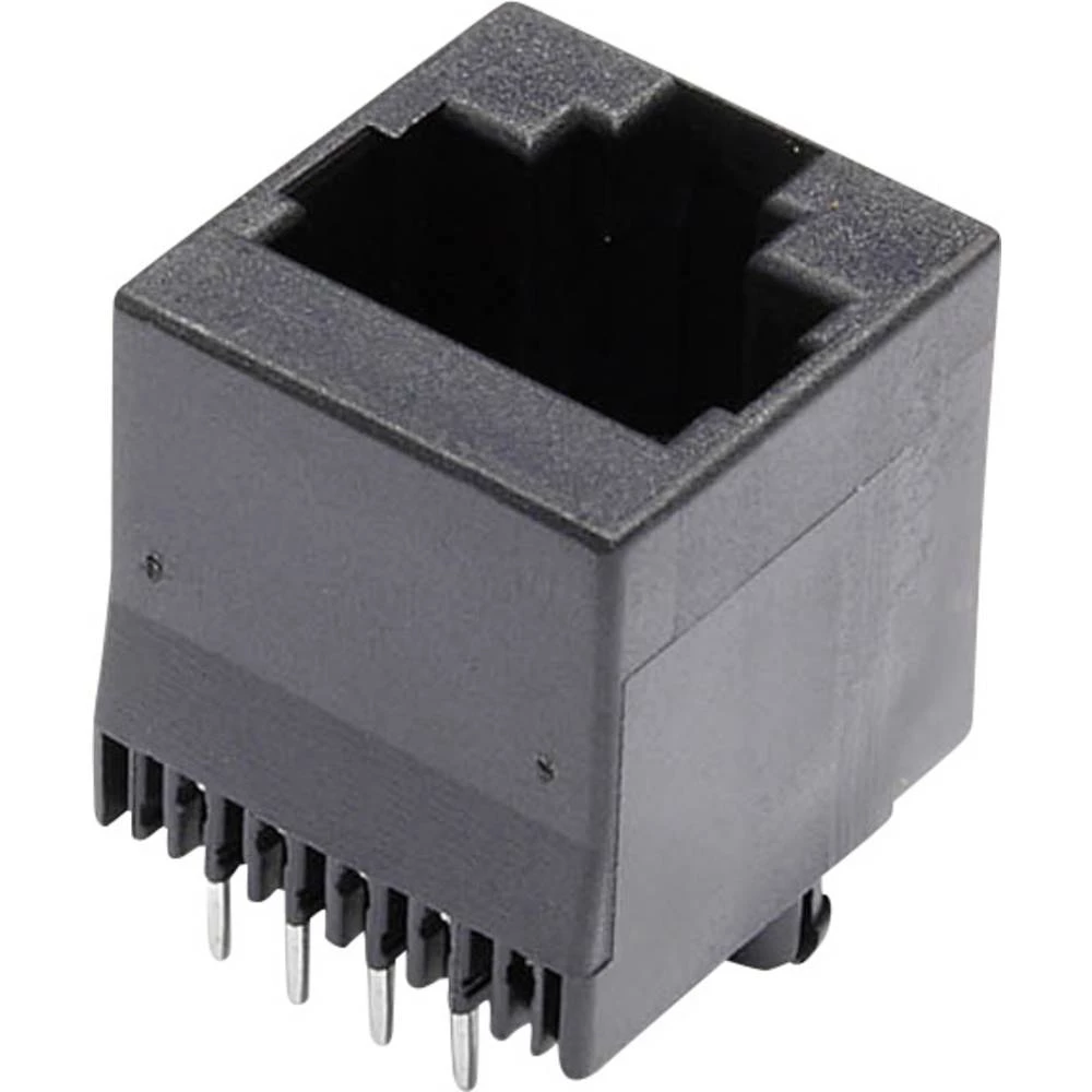 Ženski konektor, vertikalna ugradnja Crna econ connect MJTN88A 100 ST slika