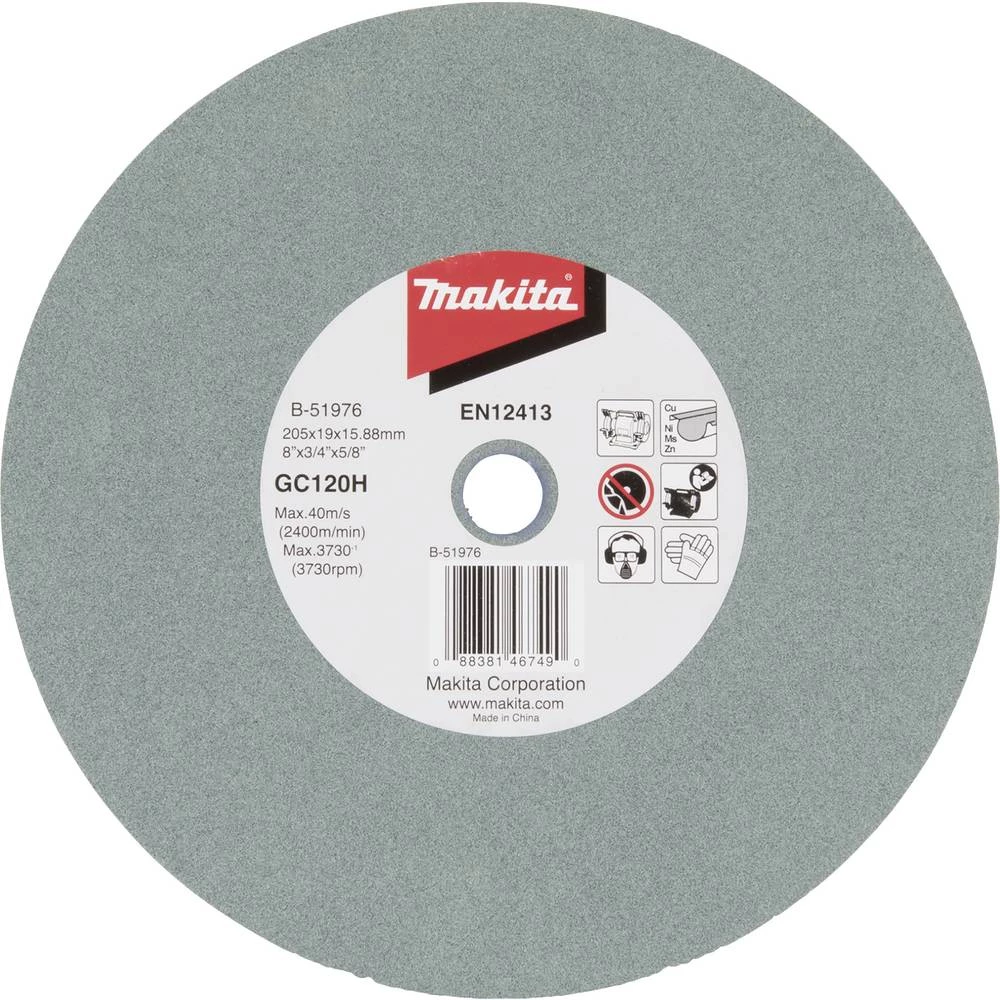 Makita B-51976 Makita kamen za oštrenje GC120H205x19x15.8 B-51976 promjer 205 mm 1 kom. slika
