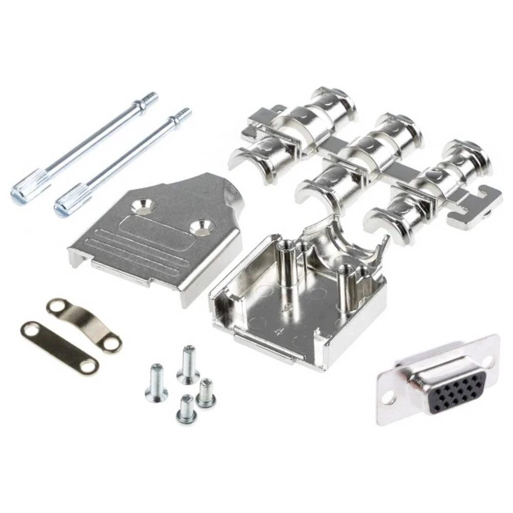 MH Connectors MHDM9-HD15FS-K komplet D-Sub pinskih konektora 180 ° Broj polova (broj): 9 lemni kup 1 kom. slika
