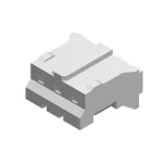 EDAC kućište kabelske utičnice Ukupan broj polova 3 Raster: 2 mm 140-503-210-011 1 St.