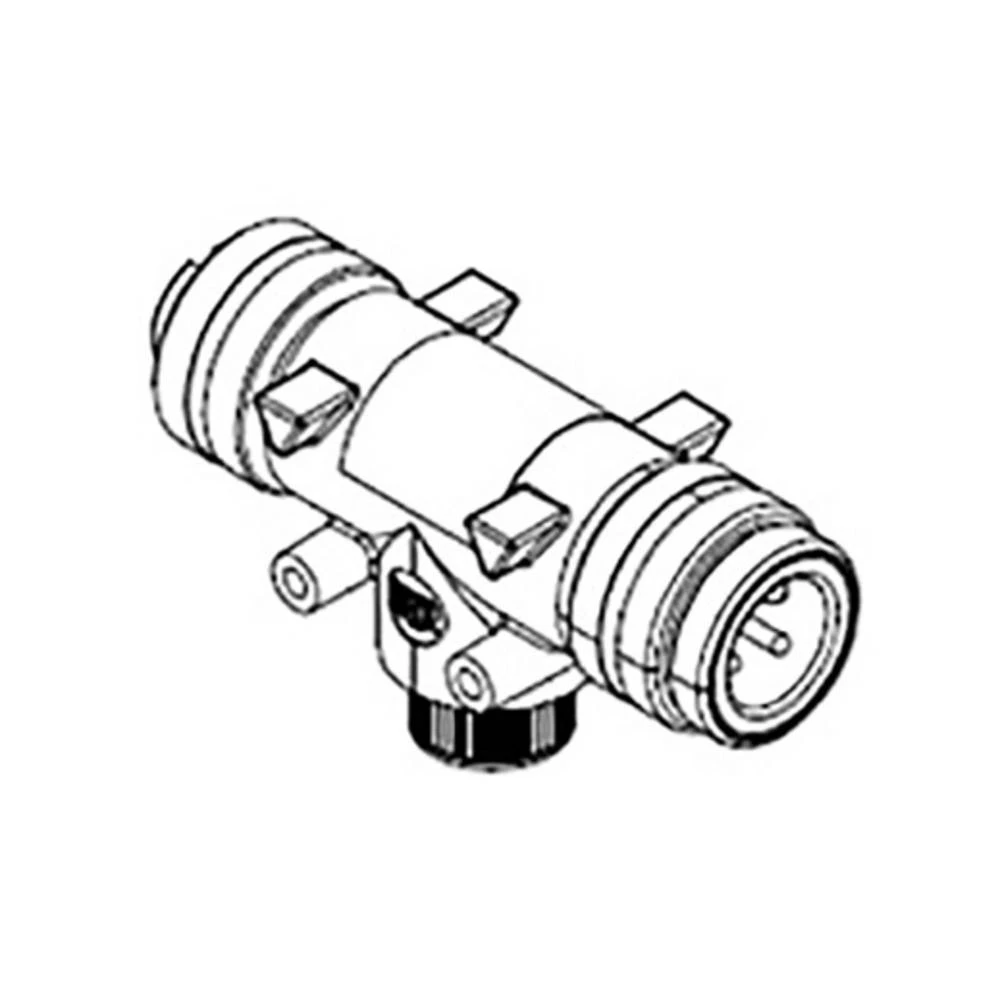 Molex 1300680094 BradPower D-Size (1 3/8"–M35) 4-Pole Reducing Tee, with 4-Pole BradPower A-Size (7/8"–M22) Alternate Keyw slika