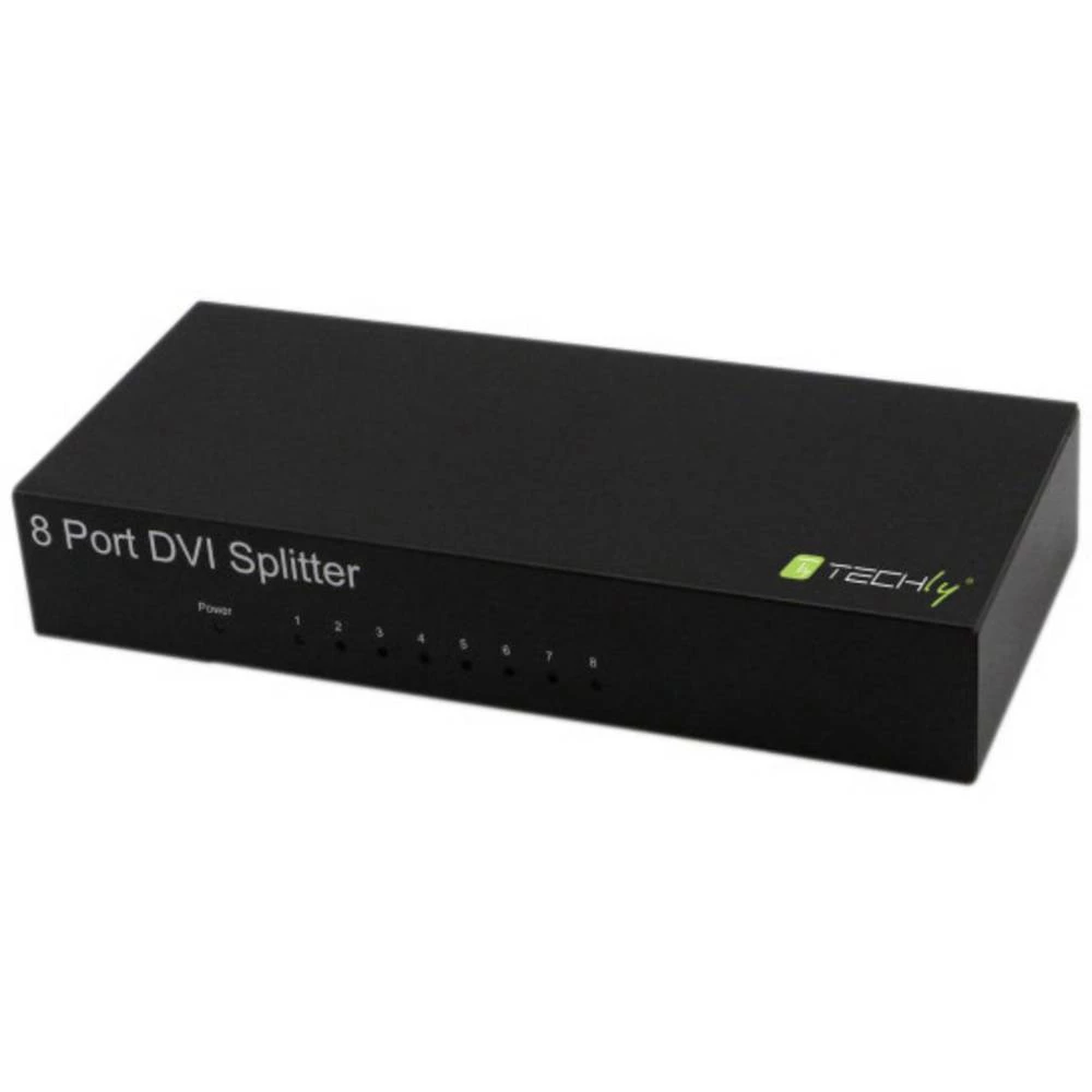 8 ulaza DVI razdjelnik TECHly ICKV108DTY 1920 x 1080 piksel Crna slika
