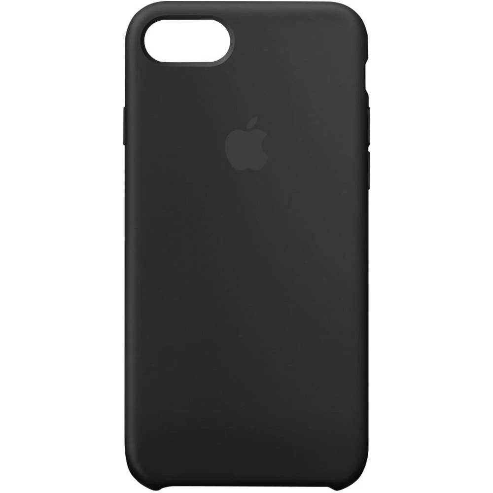 iPhone stražnji poklopac Apple Silicone Case Pogodno za: Apple iPhone 8, Apple iPhone 7, Crna slika