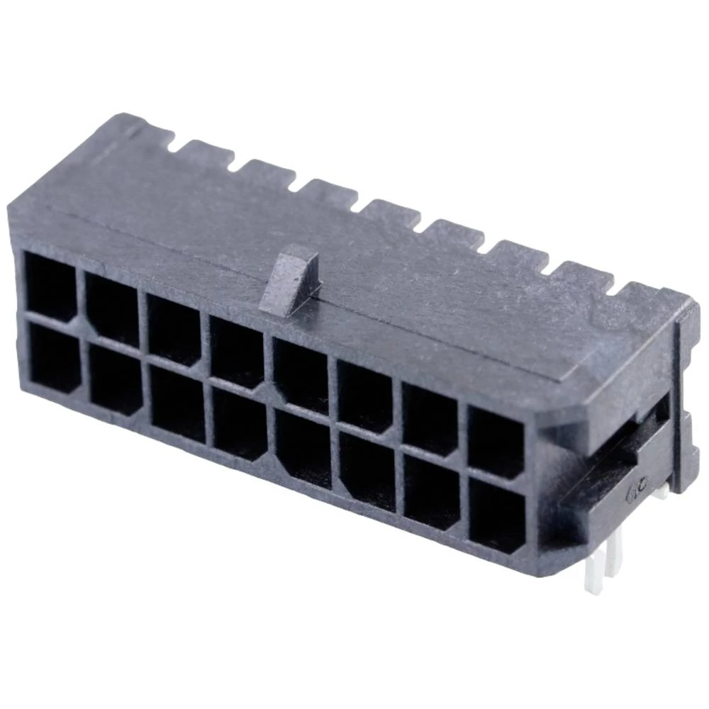 Molex ugradna standardna letva s muškim kontaktima Ukupan broj polova 16 Raster: 3.00 mm 430451606 1 St. Tape on Full re slika