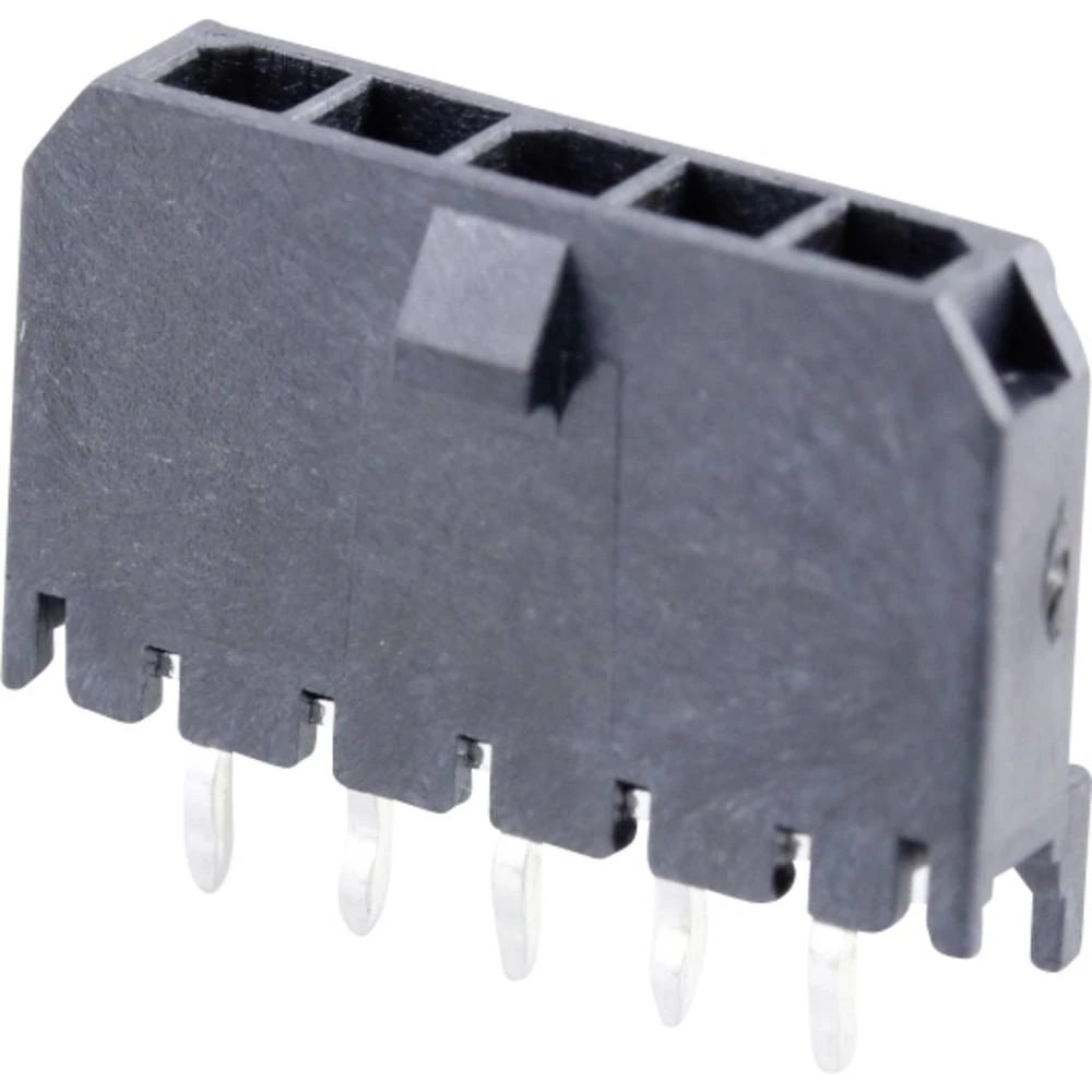 Molex ugradna standardna letva s muškim kontaktima  Ukupan broj polova 5 Raster: 3 mm 436500515 1 St. Tray slika