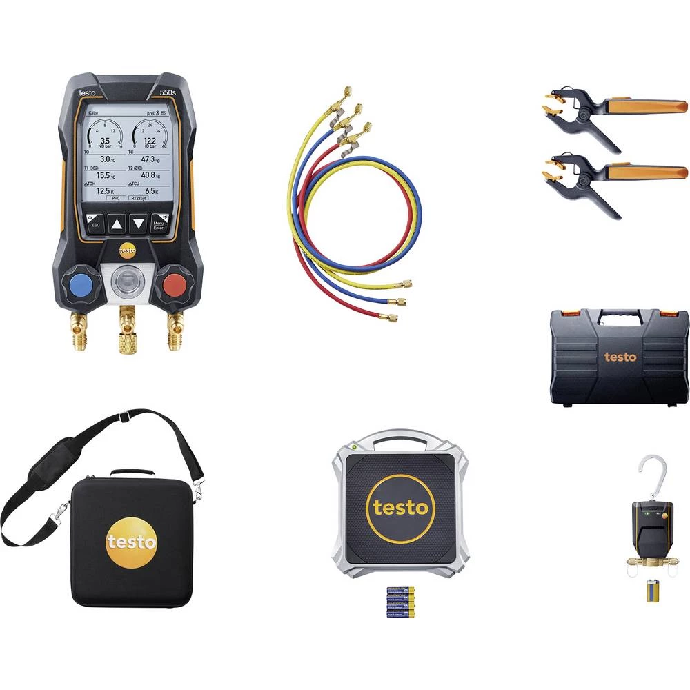 profesionalni set toplinske pumpe testo 550s - set S pritisak, temperatura, vakum slika