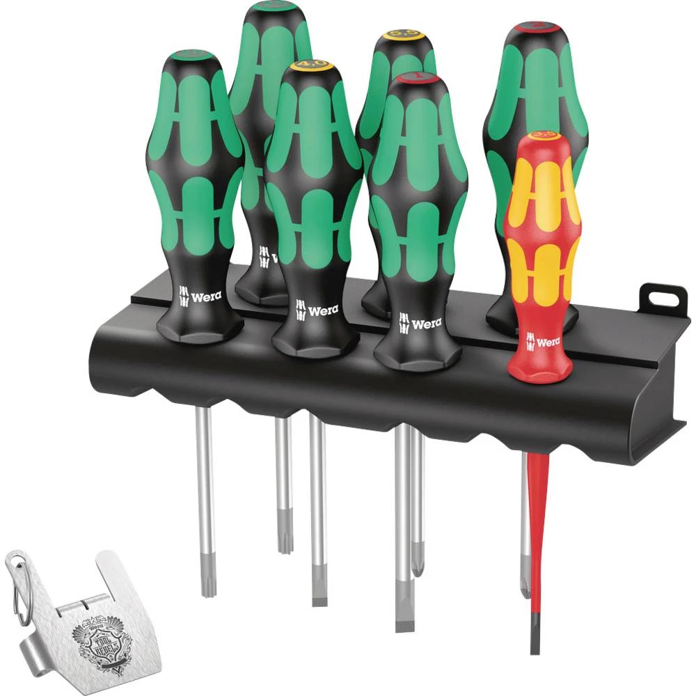 Wera Kraftform/7 Heavy Metal 1 vde komplet odvijača 8-dijelni križni phillips, ravni prorez, torx slika