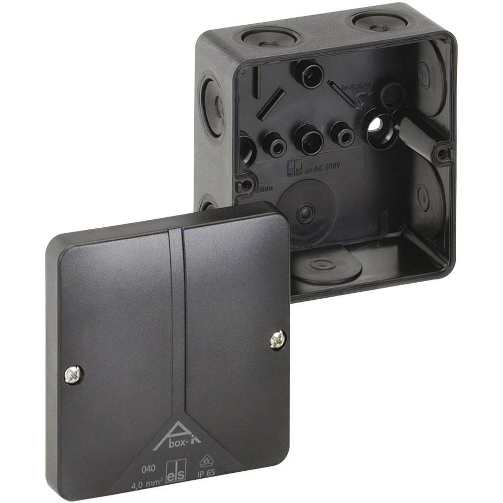 Priključna doza (D x Š x V) 93 x 93 x 55 mm Spelsberg 49190401 Crna IP65 slika