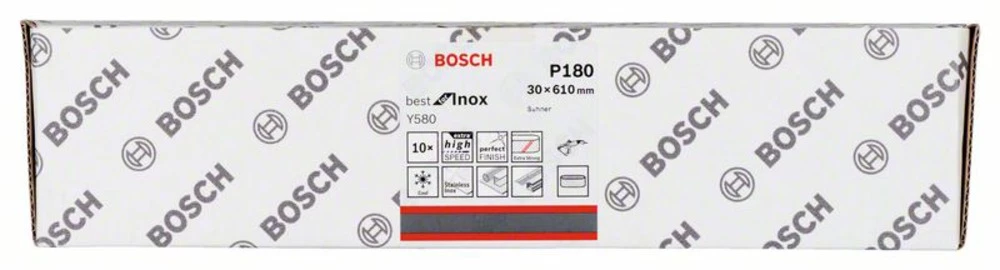 Bosch Accessories Best for Inox 2608608Z40 Brusna traka Granulacija 180 (D x Š) 610 mm x 30 mm 10 ST slika