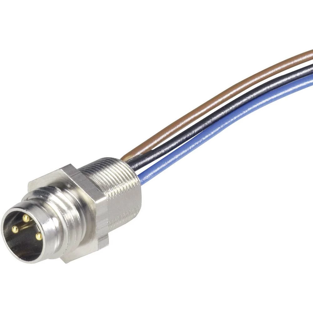 Hirschmann 933 147-001 Ugradbeni konektor za senzor/aktivator M8 Utikač, ugradni 0.50 m Broj polova: 4 100 ST slika