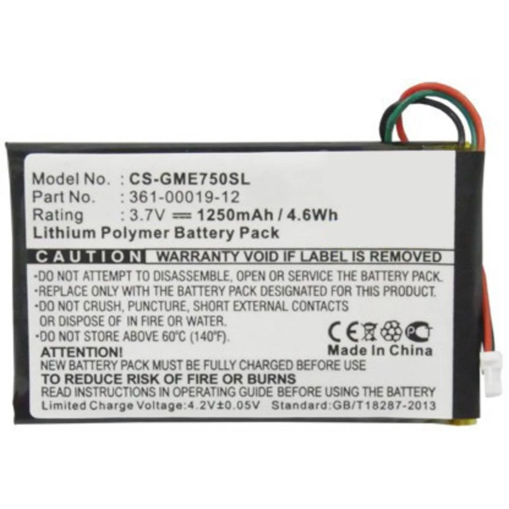 Navigacijski uređaj-akumulator Beltrona Zamjenjuje originalnu akumul. bateriju 361-00019-12 3.7 V 1250 mAh slika