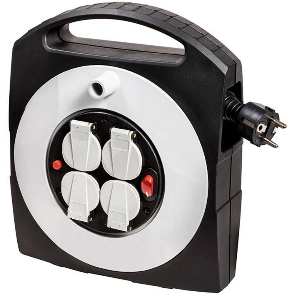 Brennenstuhl 1095650 Kabelski bubanj 10 m Crna Sigurnosni utikač slika