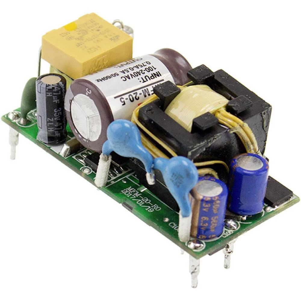 AC/DC modul napajanja, otvoreni okvir Mean Well MFM-20-24 24 V/DC 0.9 A Podesivi izlazni napon slika