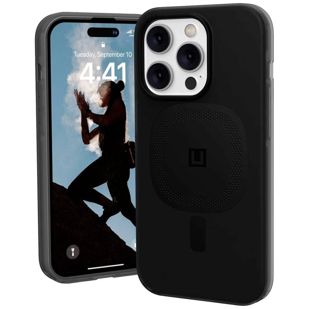 Urban Armor Gear Lucent 2.0 MagSafe Pogodno za model mobilnog telefona: iPhone 14 Pro, crna Urban Armor Gear Lucent 2.0 MagSafe case Apple iPhone 14 Pro crna slika