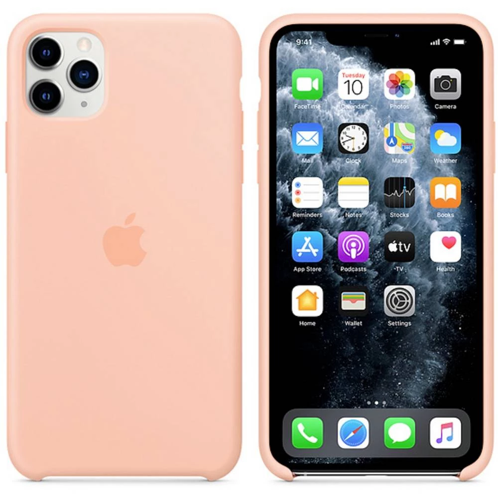Apple iPhone 11 Max Silicone Case silikon case iPhone 11 Pro Max grapefruit slika