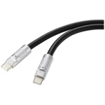 Renkforce USB-C kabel USB 2.0 USB-C® utikač, USB-C® utikač 1.00 m crna  RF-6056872