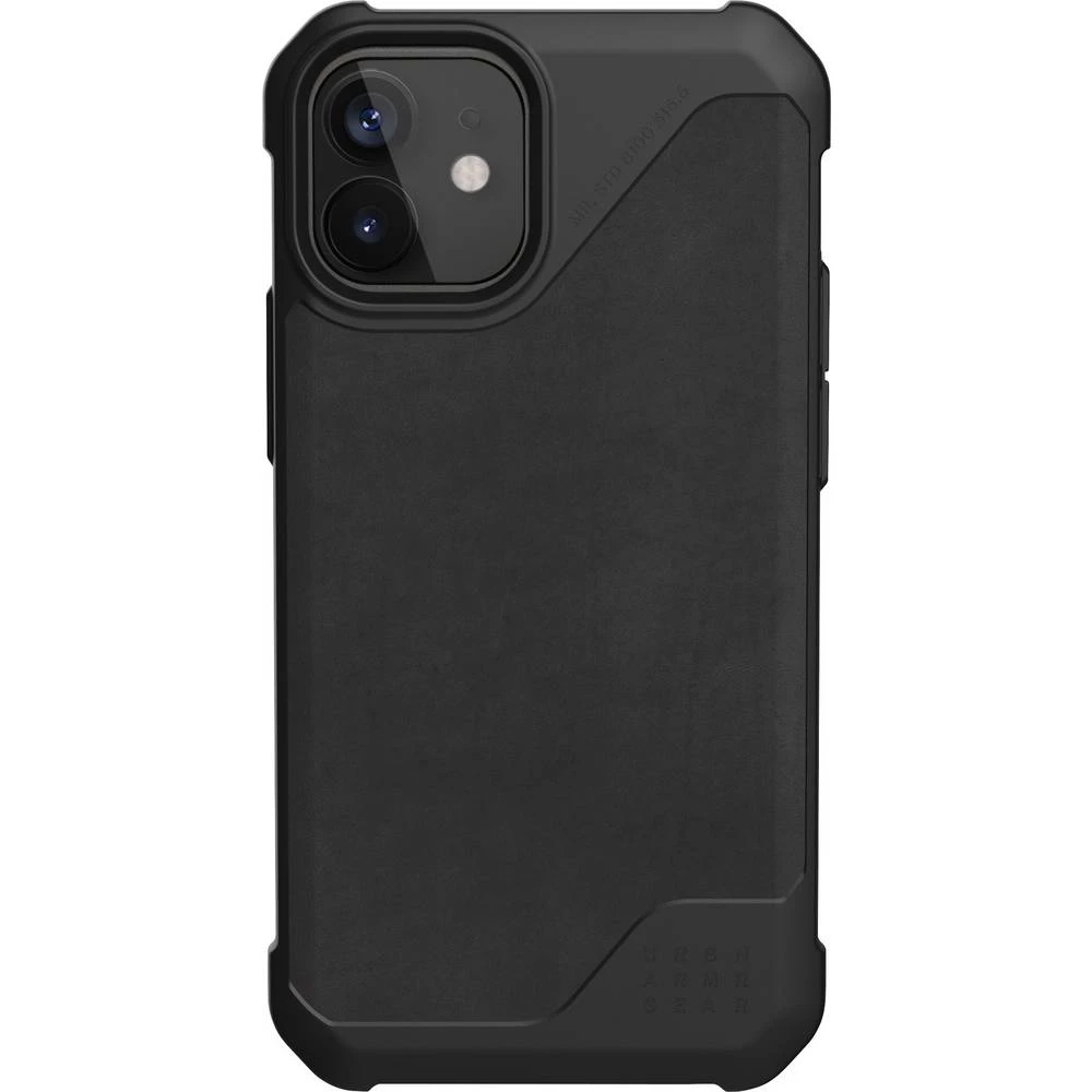 Urban Armor Gear  Metropolis  stražnji poklopac za mobilni telefon  Apple  iPhone 12 mini  crna kožnog izgleda slika