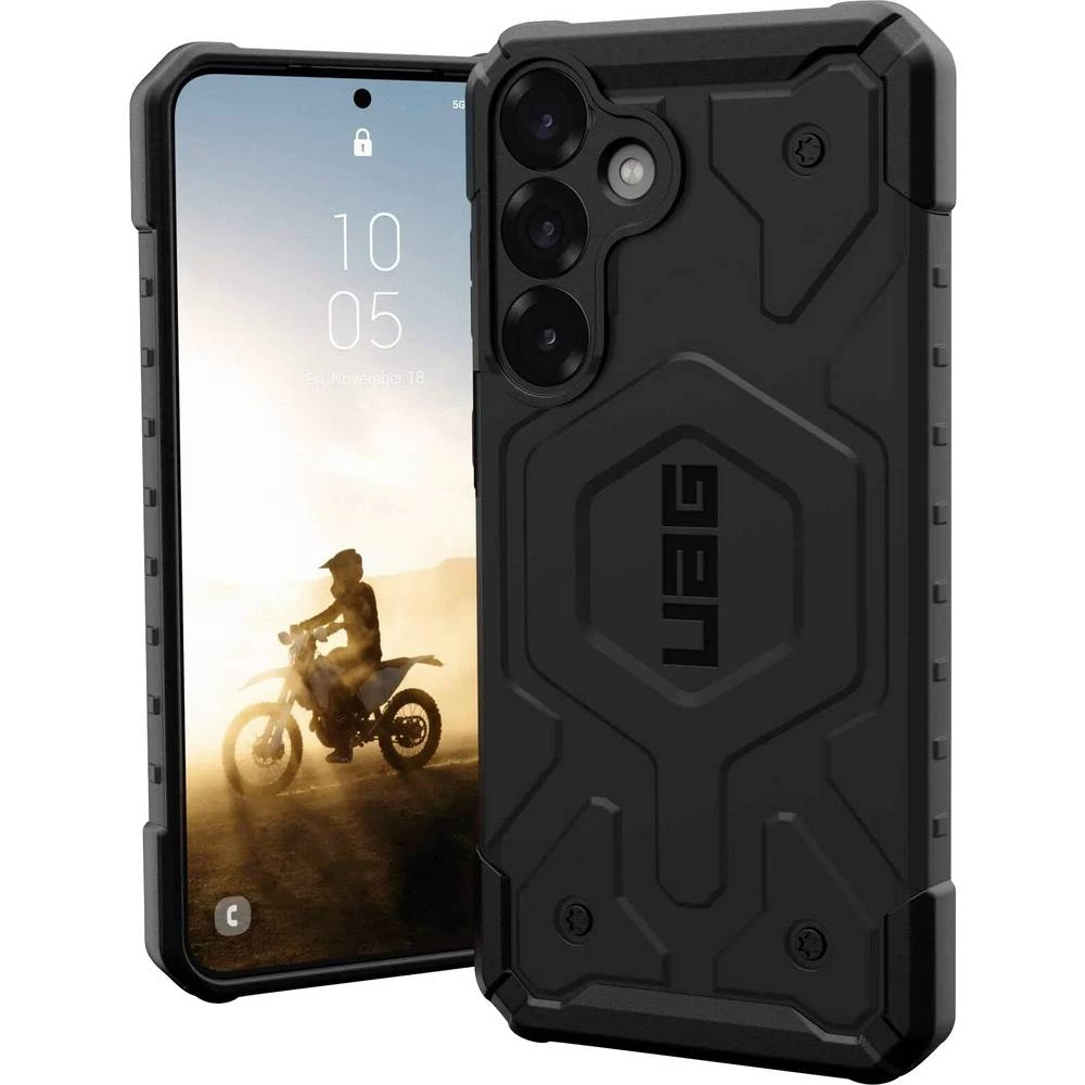 Urban Armor Gear Pathfinder vanjska torbica za mobilni telefon Samsung Galaxy S25+ crna induktivno punjenje, otporna na slika