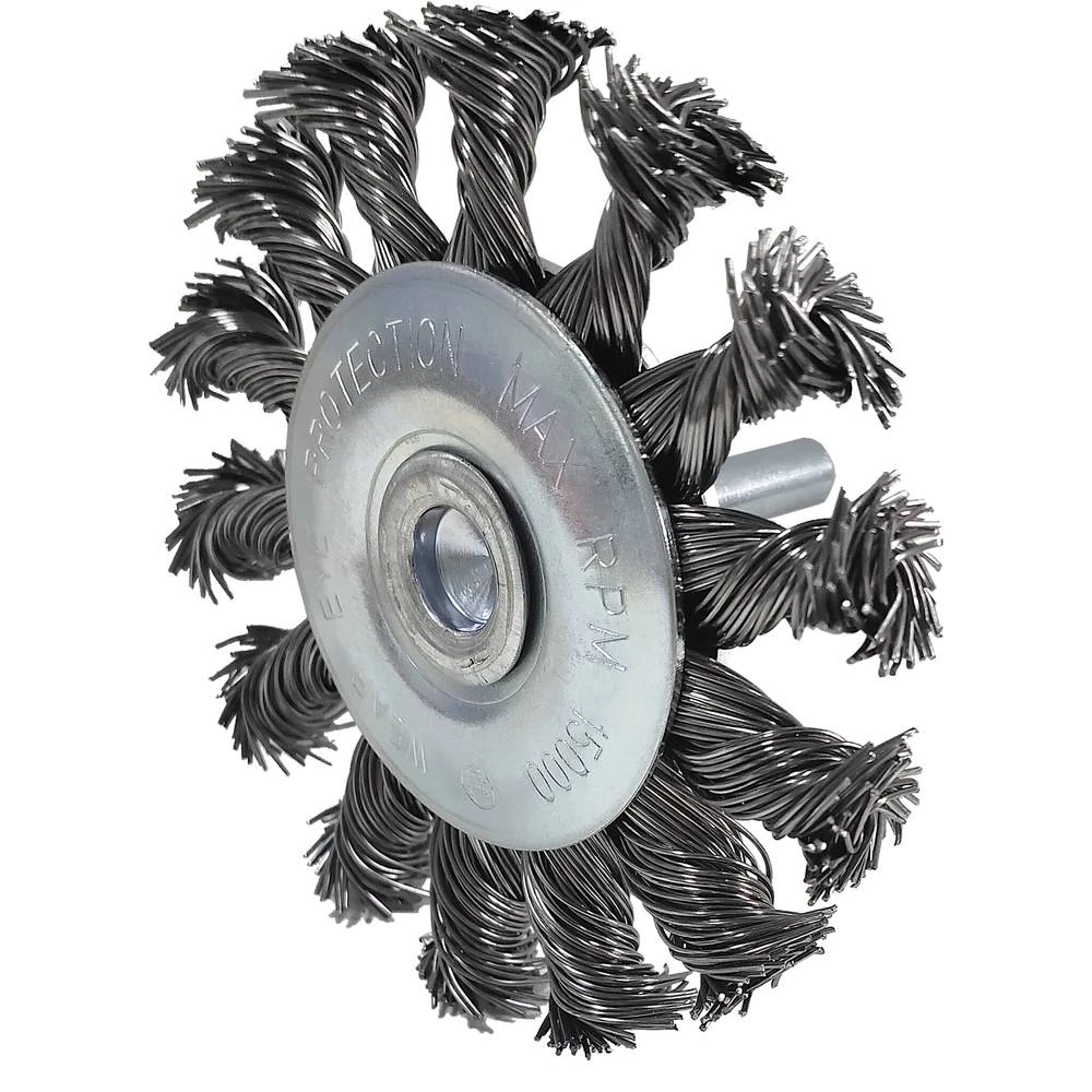 KS Tools 340.0039 Okrugla četka od čelične žice 0,5 mm, Ø 75 mm slika