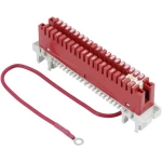 LSA Plus 2 modul za uzemljenje uključujući kabel za uzemljenje 108,3 mm 10 dvostruke žice 93014c1020 crvena Sadržaj: 1 kom.