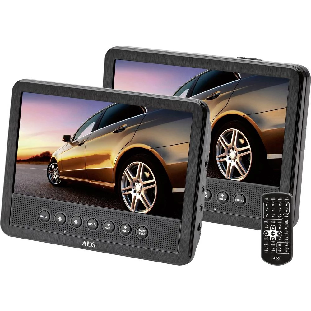 DVD player s 2 monitora za naslon za glavu AEG DVD 4555 ATT.FX.SCREEN_DIAGONAL=17.5 cm (7 ") slika