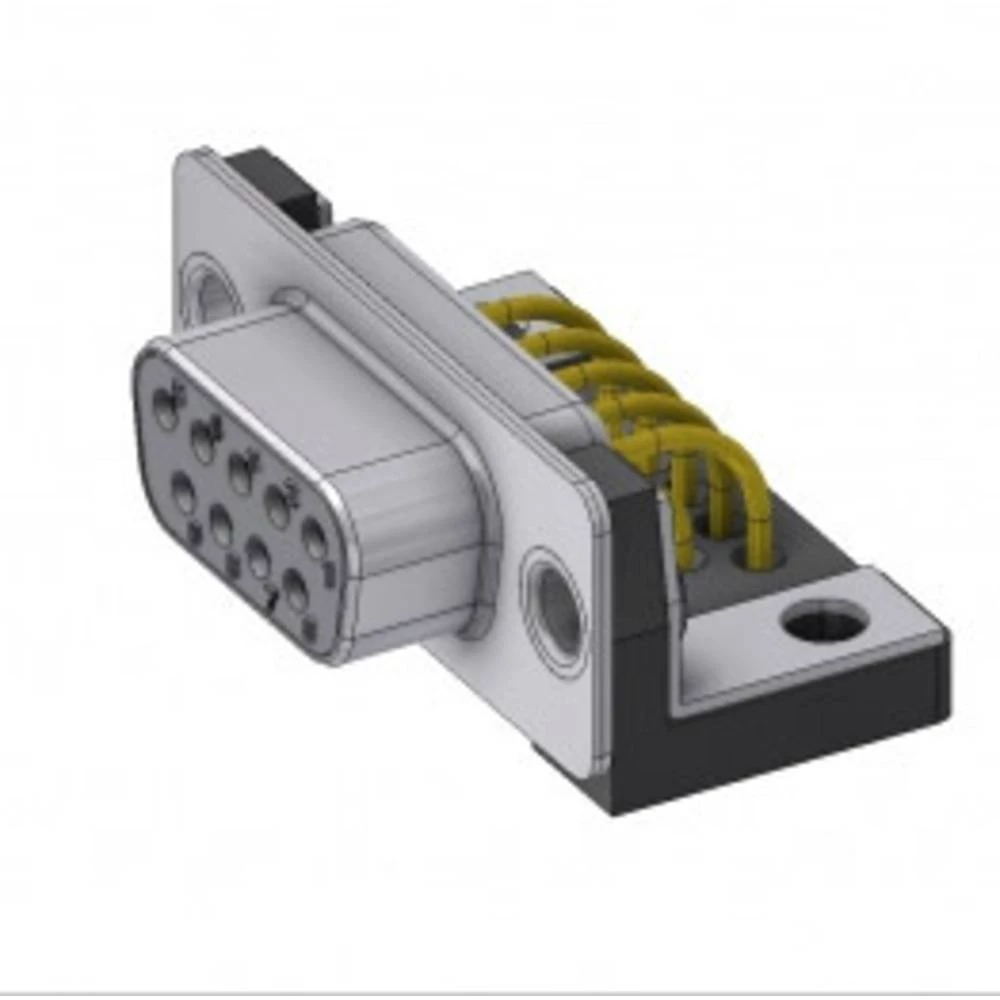 D-SUB priključak 90 ° Broj polova: 9 Lem, Pinovi DELTRON SWISS 1 ST slika