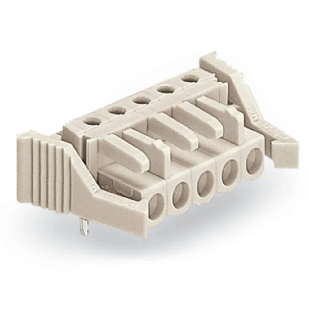 WAGO kućište utičnice za tiskanu pločicu 722 Ukupan broj polova 4 Raster: 5 mm 722-234/039-000 50 St. slika