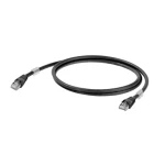 RJ45 mrežni priključni kabel Weidmüller CAT 6a S/FTP 15 m UL certificiran crna