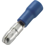 Okrugli utikač 1.50 mm² 2.50 mm² Zatik-Ø: 4 mm Izolirani dio Plava boja TRU COMPONENTS 1572194 100 ST