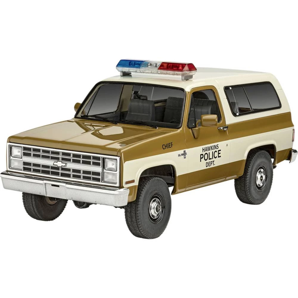 Revell 07724 Stranger Things Jim Hopper´s Chevy® Blazer K5™ model automobila za sastavljanje 1:25 slika