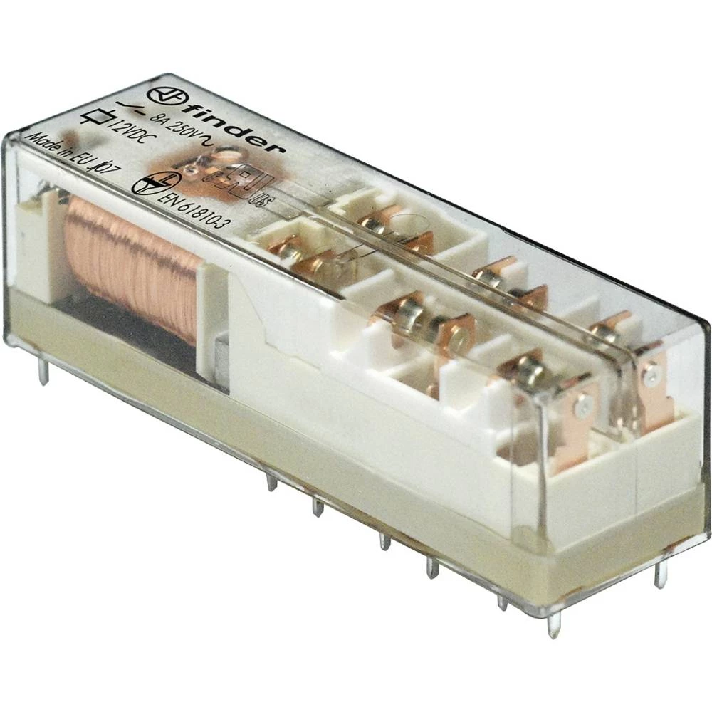 Finder 50.16.9.012.5510 relej za tiskane pločice 12 V/DC 8 A 1 otvarač, 5 zatvarač 10 St. slika