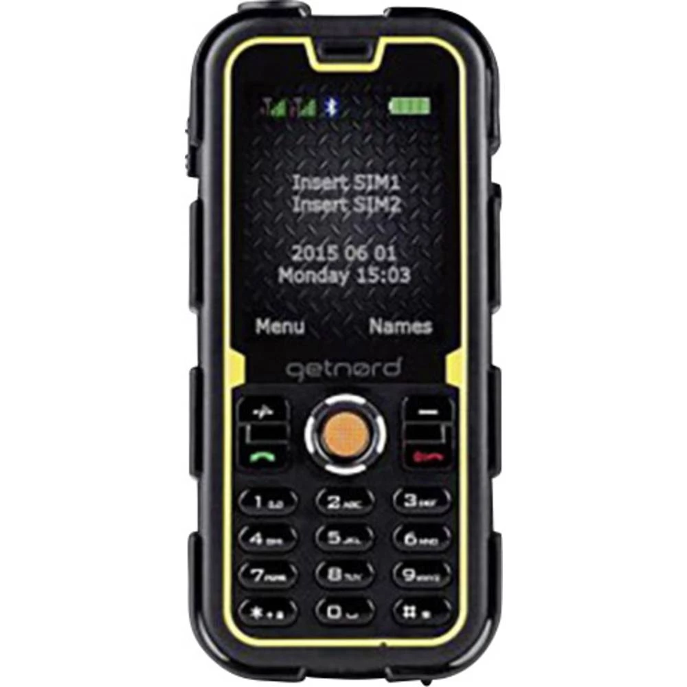 getnord Walrus Vanjski mobilni telefon Crna, Žuta slika