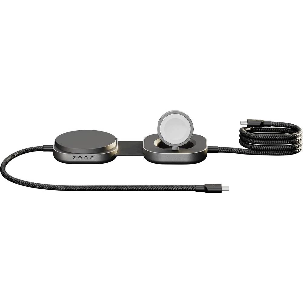 ZENS indukcijski punjač ZECC07B ZECC07B/00 Izlazi standard indukcijskog punjenja, Apple MagSafe, USB-C® crna slika