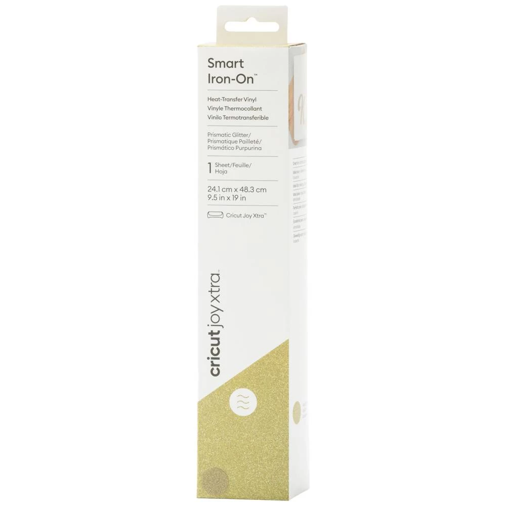 Cricut Smart Iron-On Joy Xtra folija Širina reza 48.3 cm blještavilo, zlatna slika
