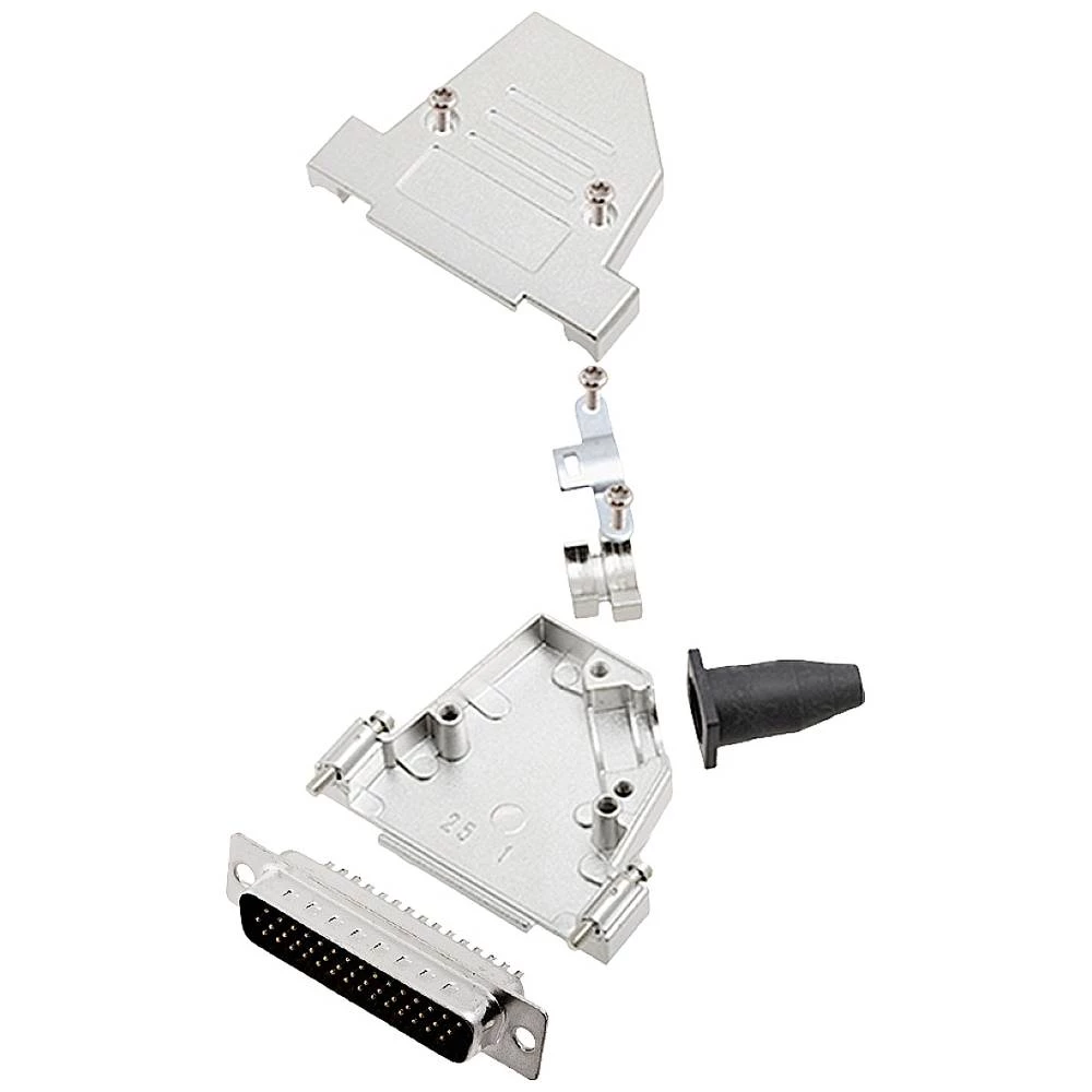 Komplet D-SUB pinskih konektora 45 ° Broj polova: 44 Lemni kup encitech DTSL25-SJSRG-S-HDP44-K 1 ST slika