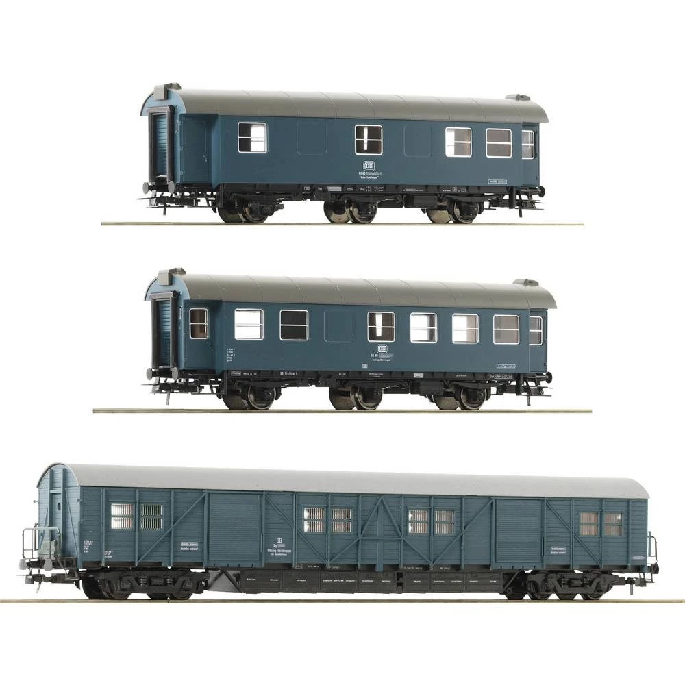 Roco 67198 3 kom. Skup: Bauzugwagen, DB slika