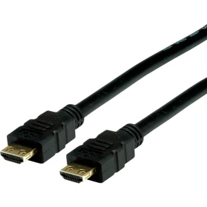 Value HDMI priključni kabel 7.50 m 11.99.5695 dvostruko zaštićen crna [1x muški konektor HDMI - 1x muški konektor HDMI] slika