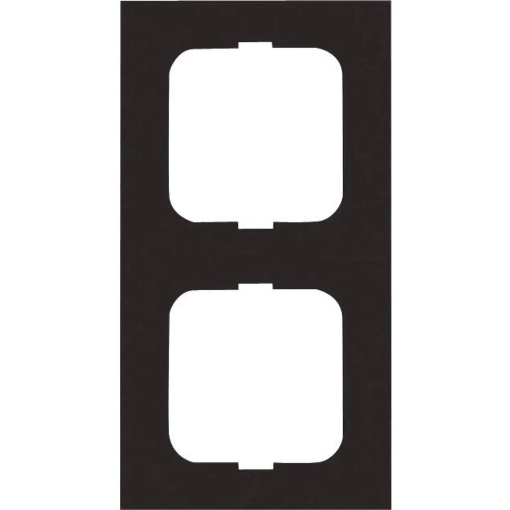 Busch-Jaeger 2-struki pokrivni okvir Future Linear antracit 1722-181K slika