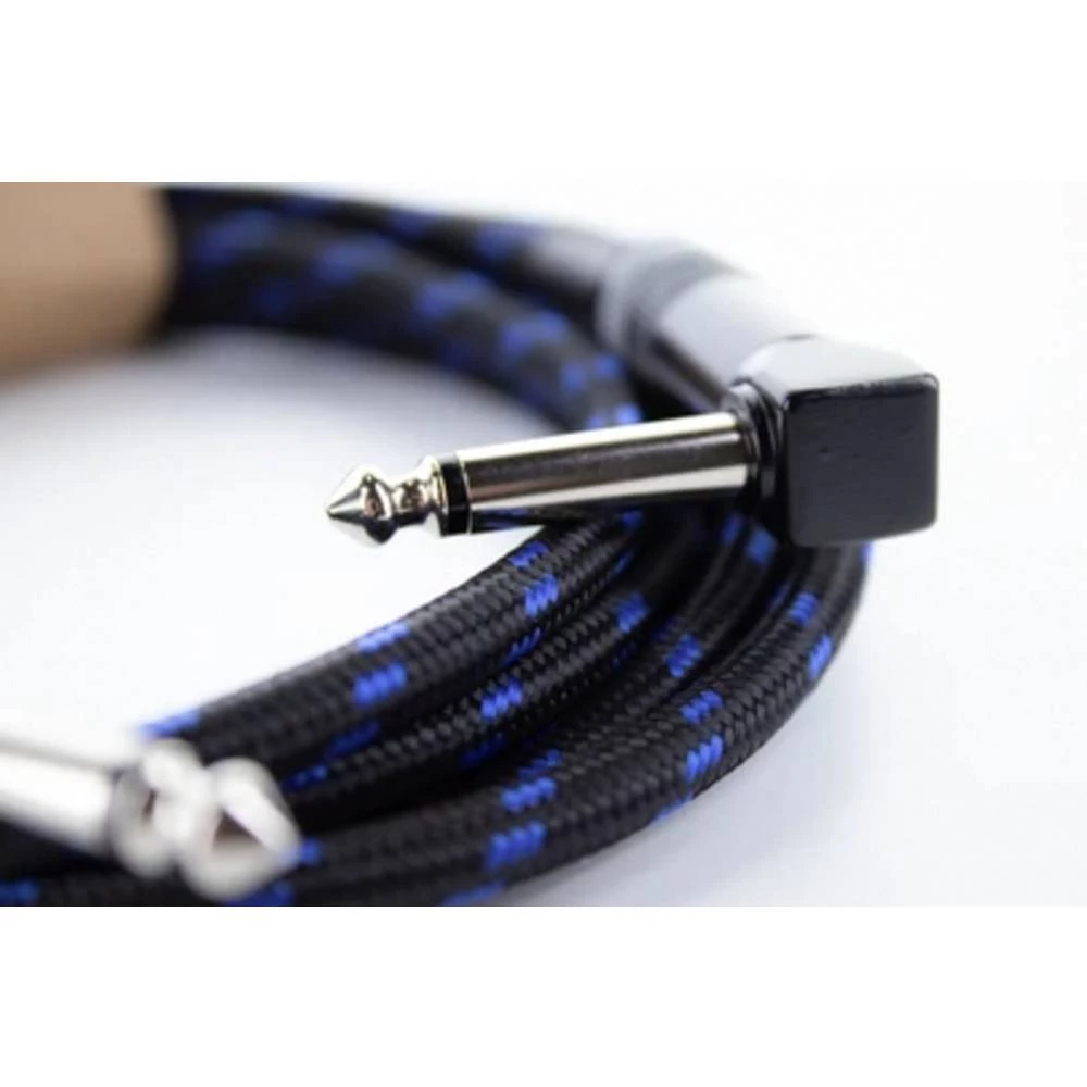 Cordial EI 1,5 PR-TWEED-BL za instrumente priključni kabel [1x klinken utikač 6.3 mm (mono) - 1x klinken utikač 6.3 mm ( slika