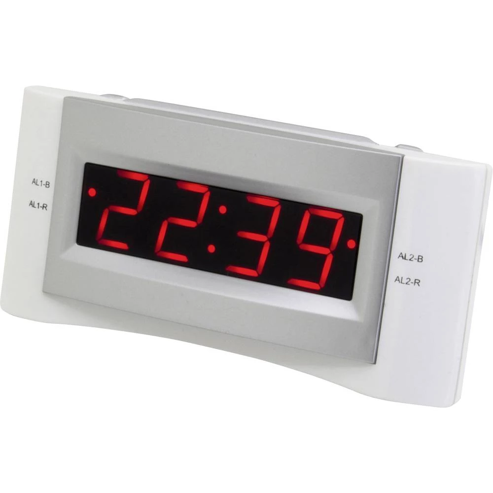 UKW Radio budilica SoundMaster UR122WE UKW, USB Funkcija punjenja baterije Bijela slika