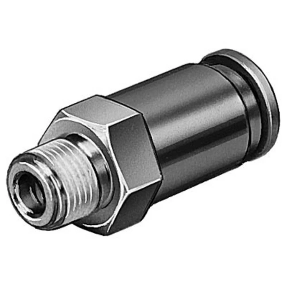 FESTO nepovratni ventil 153449 HB-1/8-QS-6 Materijal kućišta mesing (niklovani) 1 kom. slika