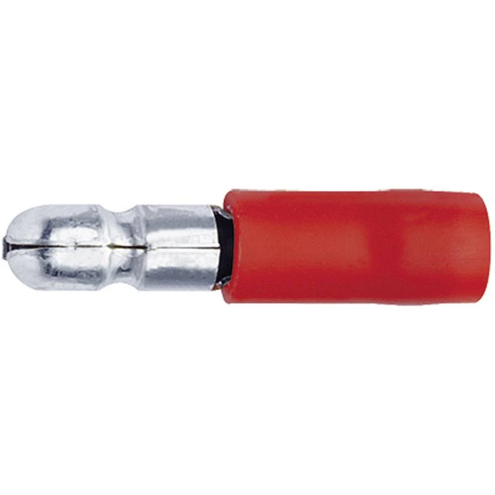 Klauke 1020 okrugli utikač 0.50 mm² 1 mm² Zatik-Ø: 4 mm izolirani dio crvena 1 kom. slika