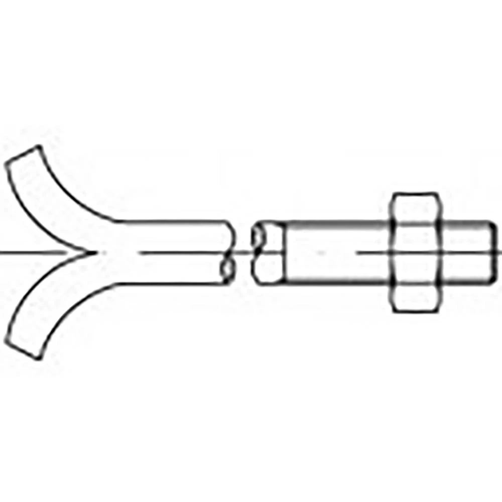 TOOLCRAFT  TO-6855306 vijci za kamen M16 500 mm  DIN 529   čelik pocinčani 10 St. slika